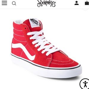 Vans Red High Tops (7)